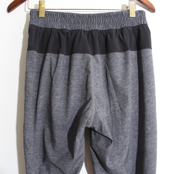 Lululemon Track To Reality Pant Heathered Texture Printed Grey Deep Coal / Black - Picture 8 of 12
